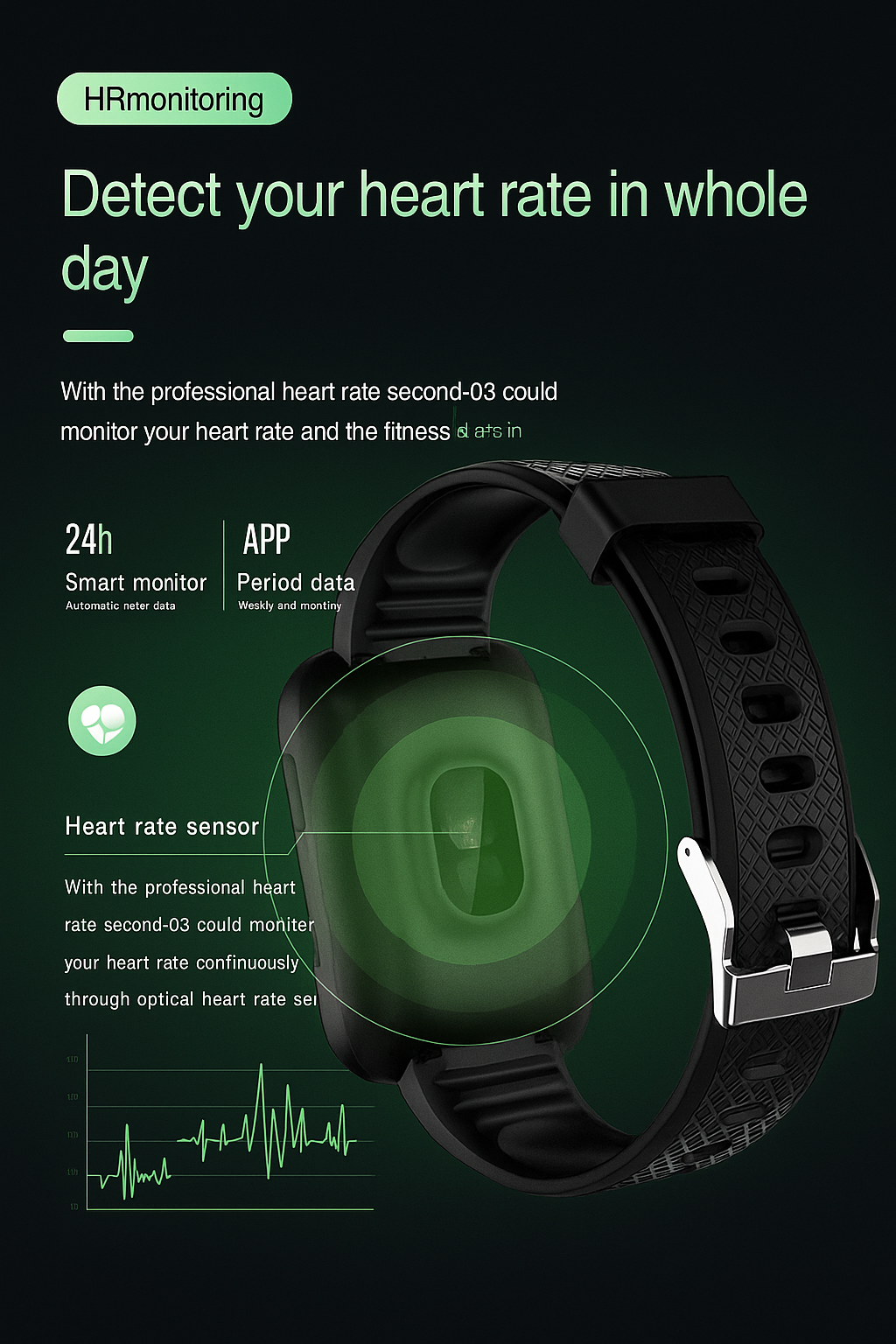 PulseFit 116 Pro Smart Screen Smartwatch