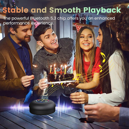 SoundWave Max - Large Suction Cup Waterproof Bluetooth Speaker