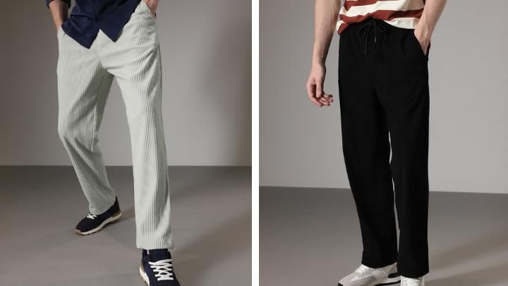 UrbanEdge DualFit Pants Combo - 2 Stylish Pants