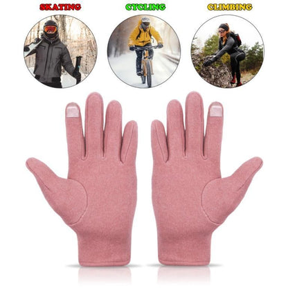 UrbanEdge - Women's Winter Warm Gloves with Cute Bow