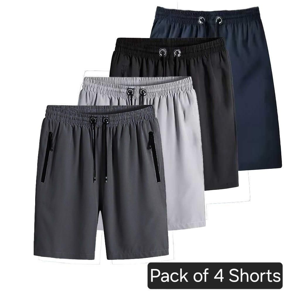 UrbanEdge – Men's Cotton Shorts Combo (Pack of 4)