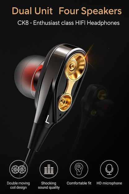 SonicEdge 4D Bass Wired Earphone